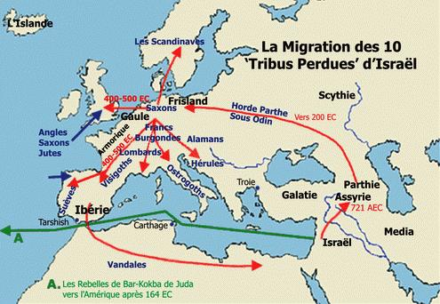 La migration des 10 tribus perdues d’Israël