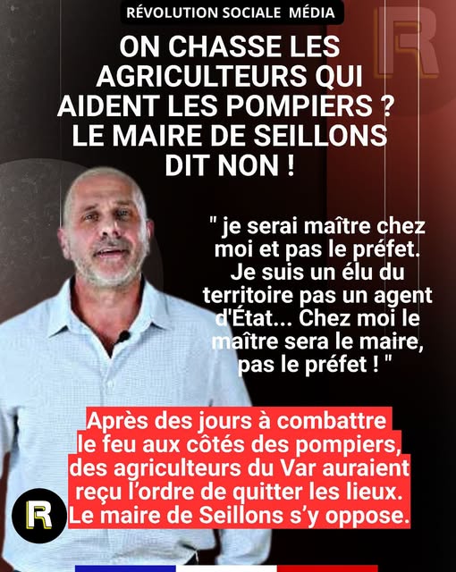 le maire de Seillons veut diriger la lutte contre les feux de forêts