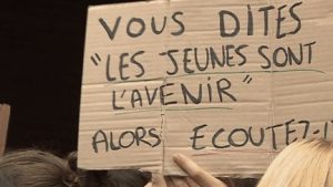 les manifestations des jeunes en octobre 2026